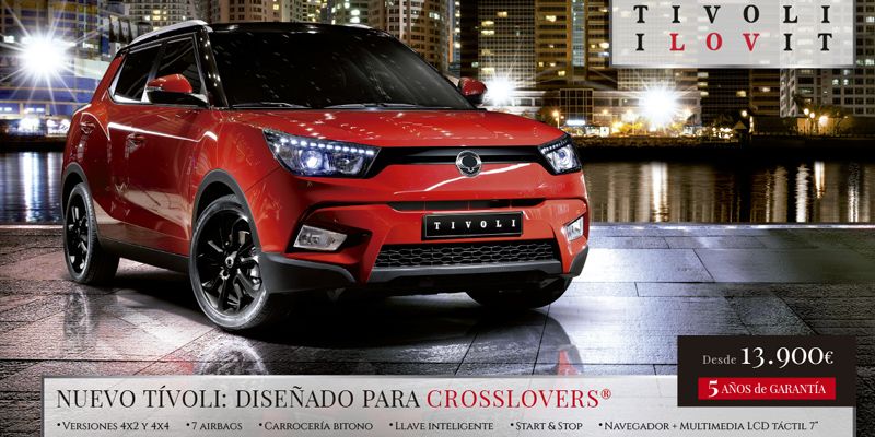 Oferta SsangYong Tivoli rojo