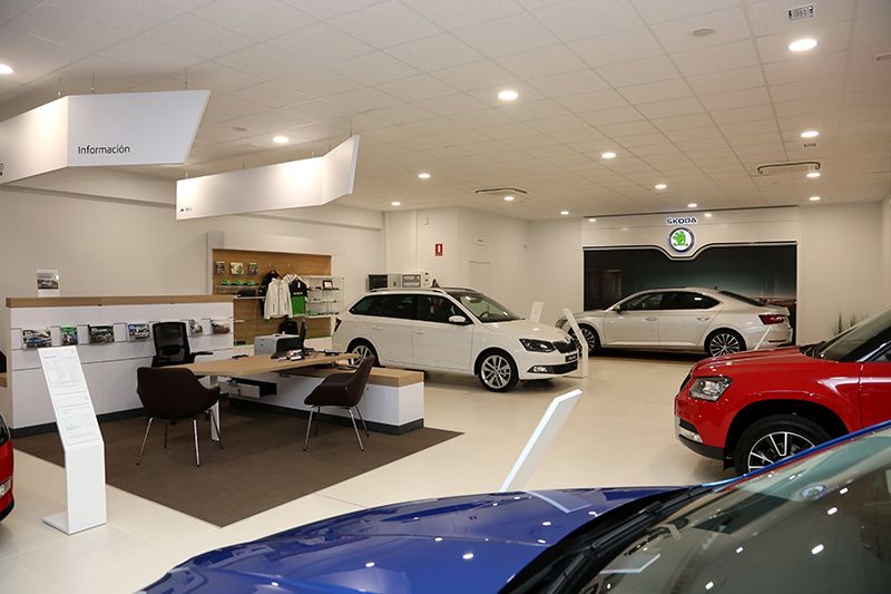 Instalaciones concesionario oficial Skoda Galdakao