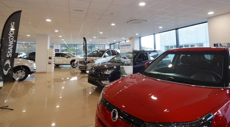 Interior concesinario SsangYong Vizcaya