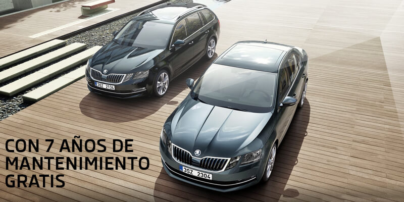 Oferta Skoda Octavia con 7 años de mantenimiento