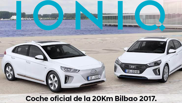 Hyundai Ioniq Coche oficial 20Km Bilbao