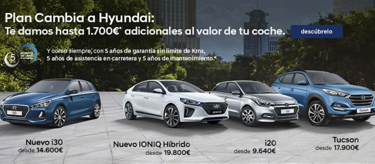 Oferta Plan Cambia Hyundai