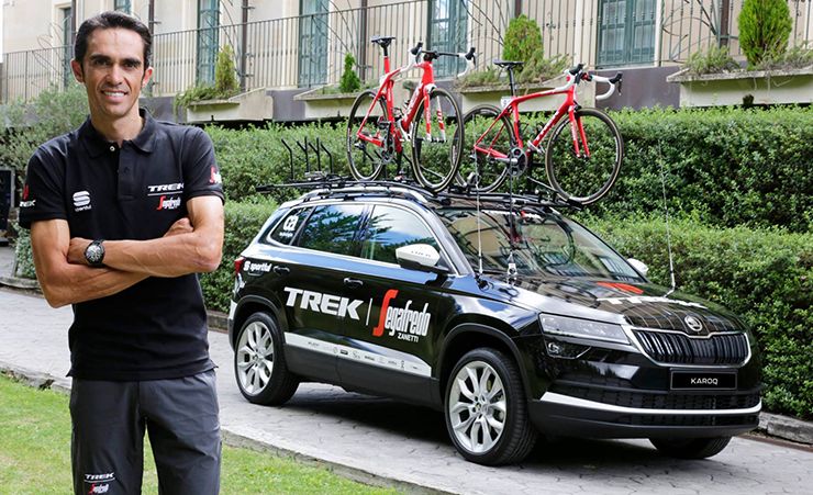 Alberto Contador Skoda Karoq