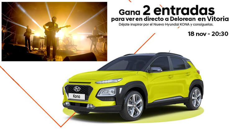 Sorteo entradas Delorean Hyundai Kona