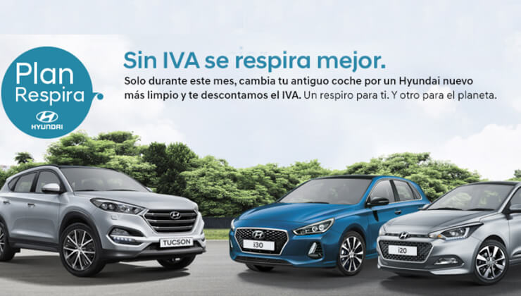 Oferta Hyundai dias SIN IVA Plan Respira