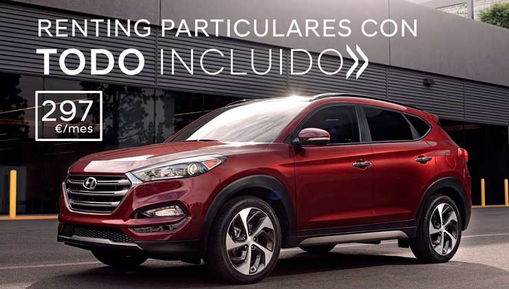 Oferta Hyundai Renting para Particulares Hyundai Tucson