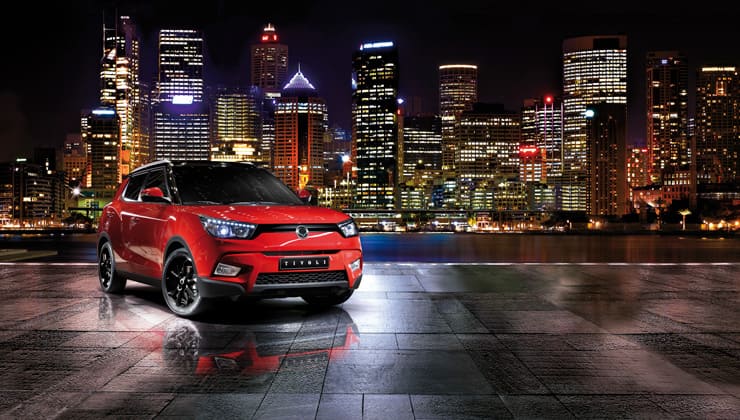 SsangYong Tivoli configuración color