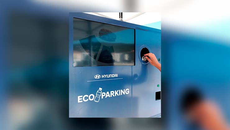 Hyundai Eco parking medio ambiente