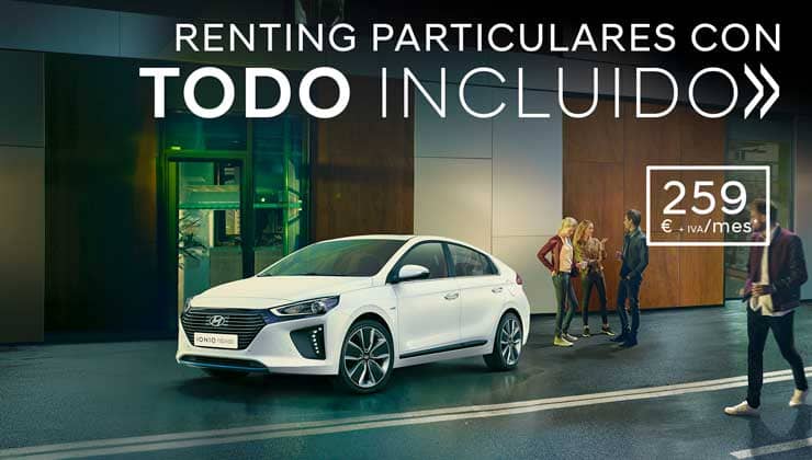 Renting para particulares Hyundai Ioniq