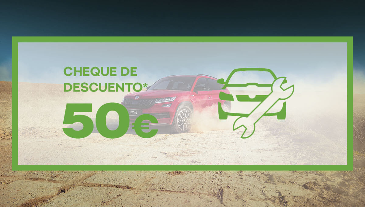 Postventa Skoda cheque regalo 50 euros