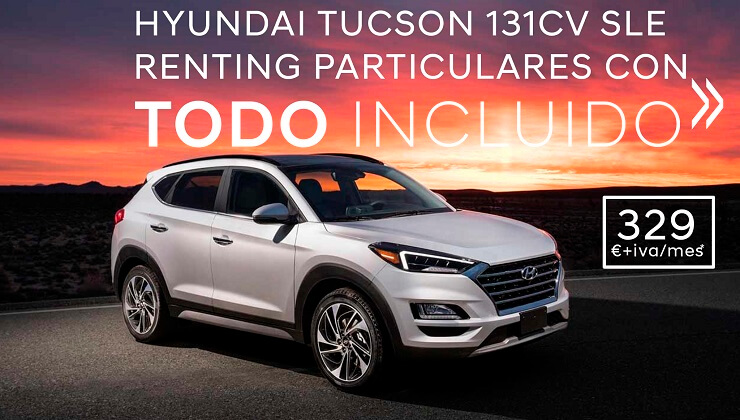 Hyundai Tucson renting particulares Bizkaia