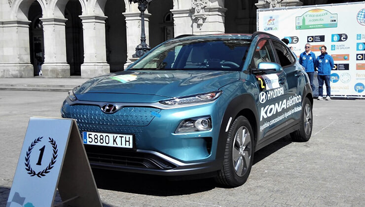 Hyundai Kona Electrico Eco Rally Bilbao