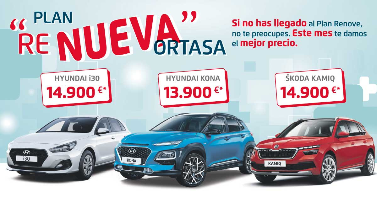 Plan Renueva de Ortasa: la mejor selección de coches por debajo de 15.000€*