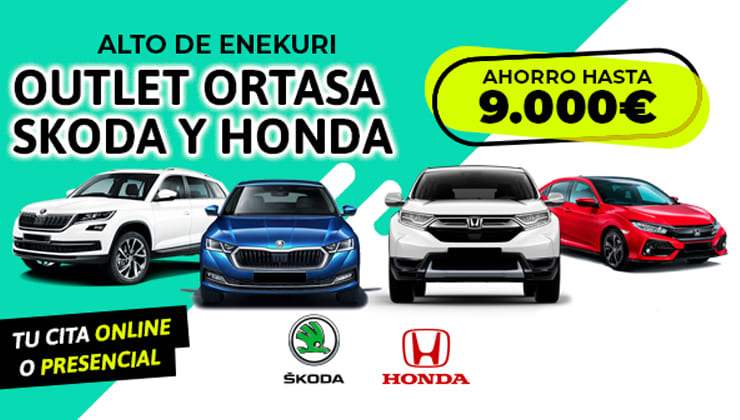 Outlet Honda y Škoda del 9 al 11 de Diciembre